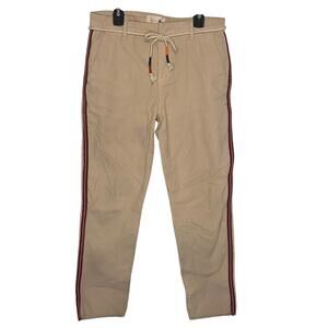 Sundry Womens Cord Corduroy Raw Hem Striped Pants Size 27 Anthropologie Preppy